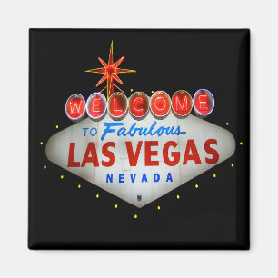 Välkomnande till den sagolika Las Vegas Nevada Magnet