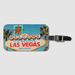 Välkomnande till det sagolika Las Vegas NEVADA Bagagebricka