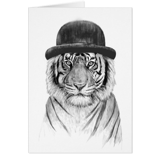 Välkomnande till djungeln hälsningskort (Framsidan)