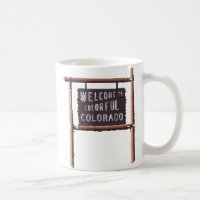 välkomnande till färgrika colorado
