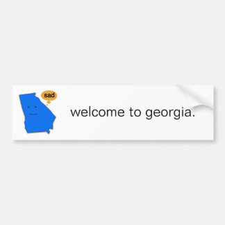 välkomnande till georgia. bildekal