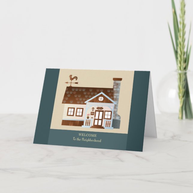Välkomnande till grannskapen kort (Framsida)