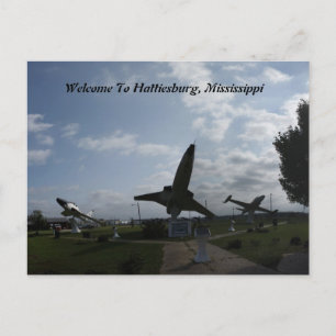 Välkomnande till Hattiesburg, Mississippi Vykort