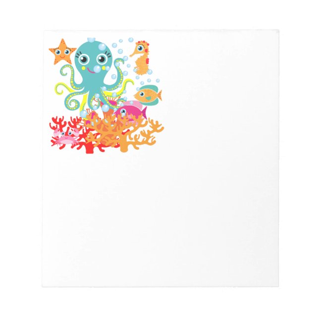 Välkomnande till hav anteckningsblock (Framsida)