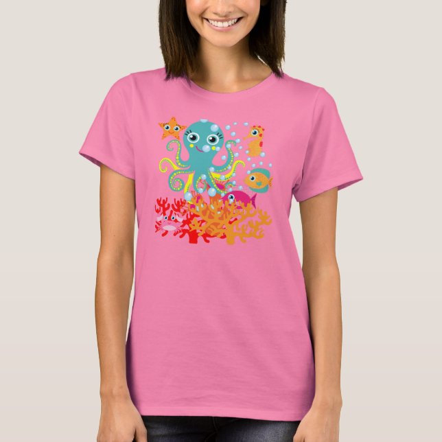 Välkomnande till hav t-shirt (Framsida)