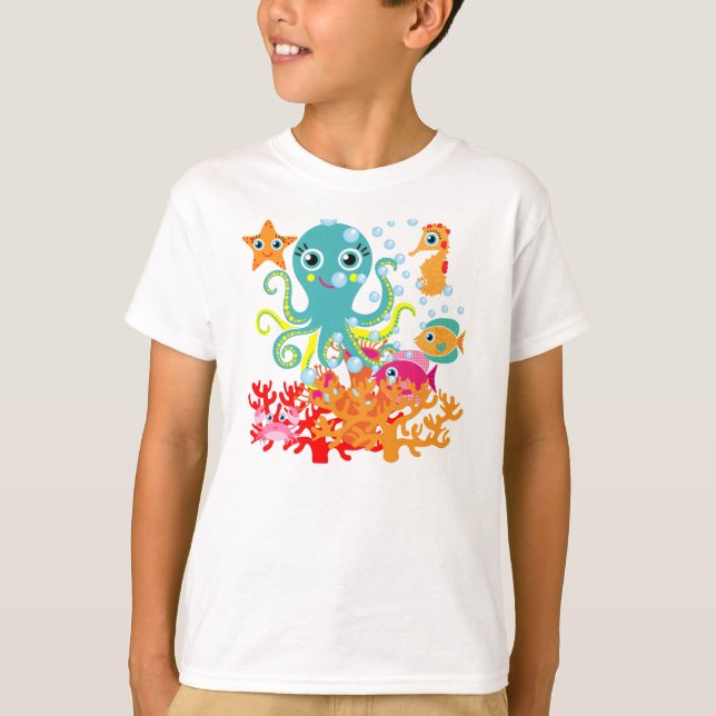 Välkomnande till hav t-shirt (Framsida)