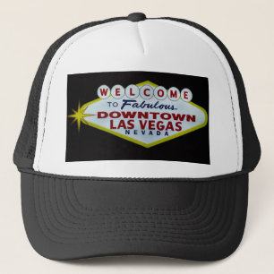 Välkomnande till i stadens centrum Las Vegas Truckerkeps