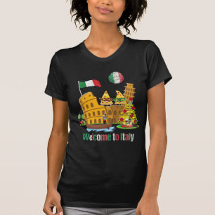 Välkomnande till italien t shirt