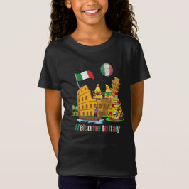 Välkomnande till italien t shirt