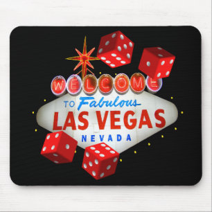 Välkomnande till Las Vegas Mousepad Musmatta