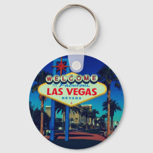 Välkomnande till Las Vegas! Nyckelring