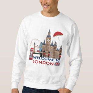 Välkomnande till London Lång Ärmad Tröja