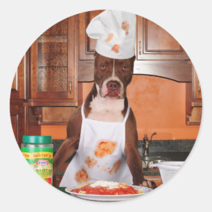 Välkomnande till mitt kök runt klistermärke