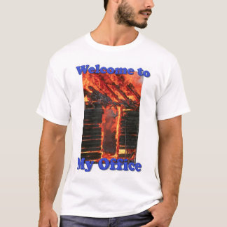 Välkomnande till mitt kontor t-shirt