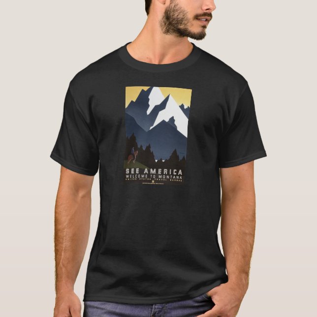 Välkomnande till Montana Tee (Framsida)