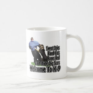 Välkomnande till muggen K9 Kaffemugg