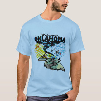 Välkomnande till Oklahoma. Är detta som ett Tee Shirt