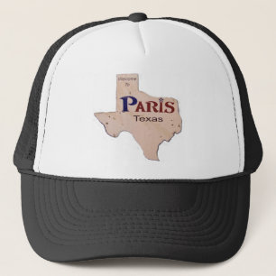 Välkomnande till Paris, Texas Truckerkeps
