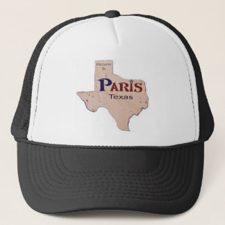 Välkomnande till Paris, Texas Truckerkeps
