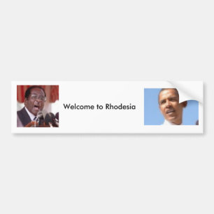 Välkomnande till Rhodesia Bildekal