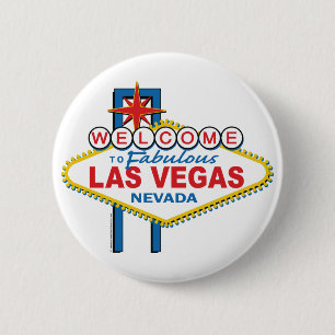Välkomnande till sagolika Las Vegas Knapp