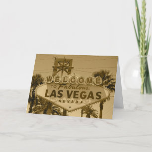Välkomnande till sagolika Las Vegas Kort