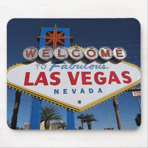 Välkomnande till sagolika Las Vegas Mousepad Musmatta
