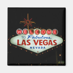 Välkomnande till sagolika Las Vegas - Nevada Magnet
