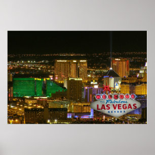Välkomnande till sagolika Las Vegas, Nevada Poster