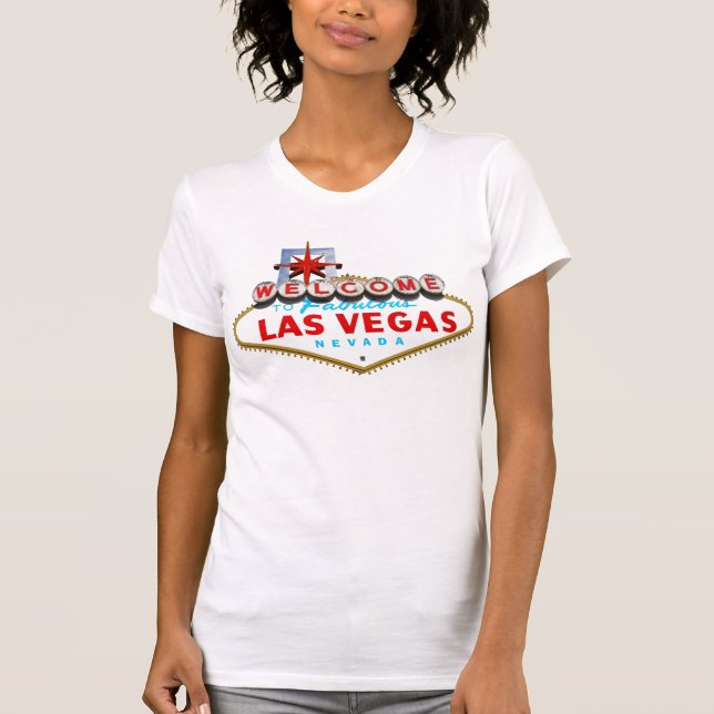 Välkomnande till sagolika Las Vegas, Nevada T Shirt (Framsida)