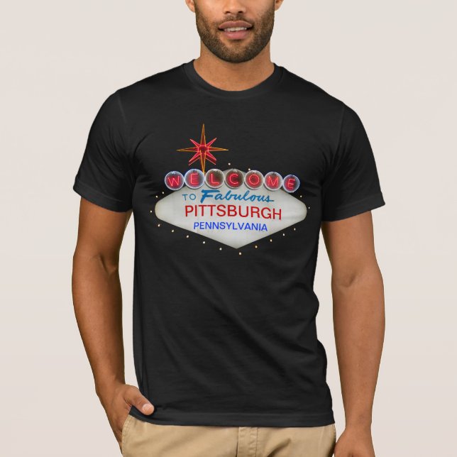 Välkomnande till sagolika Las Vegas/Pittsburgh Tröja (Framsida)