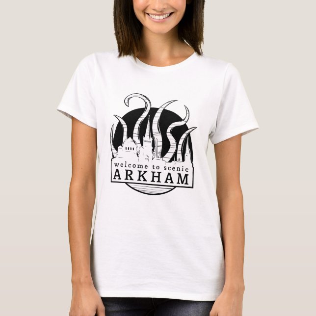 Välkomnande till sceniska Arkham T-shirt (Framsida)