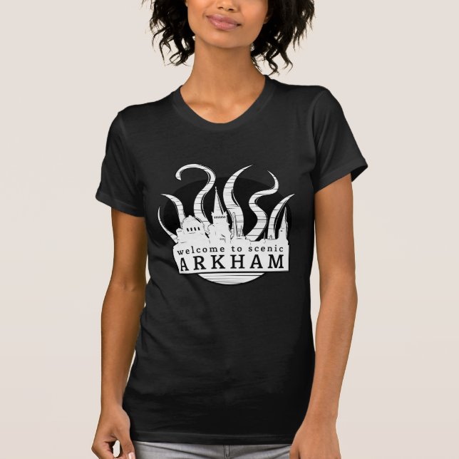 Välkomnande till sceniska Arkham Tee (Framsida)