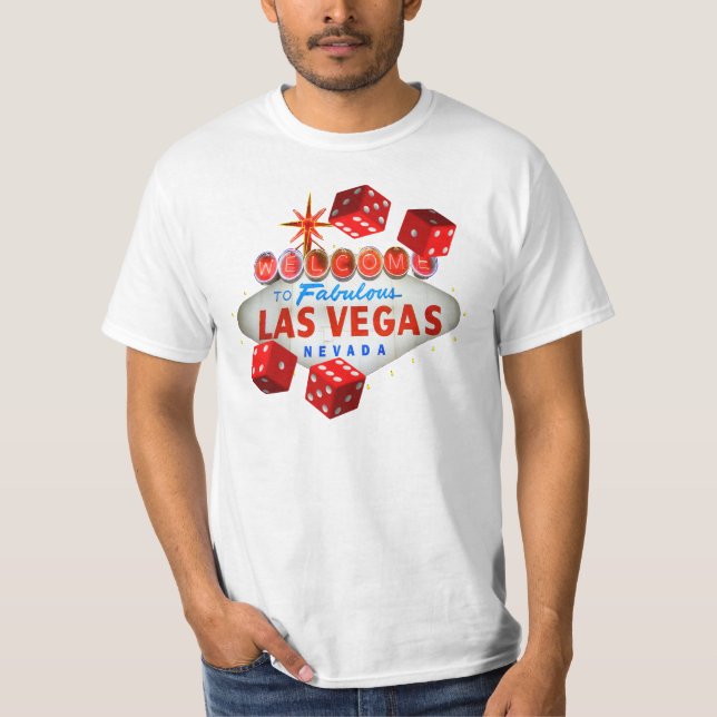 Välkomnande till skjortan för Las Vegas den Tee (Framsida)