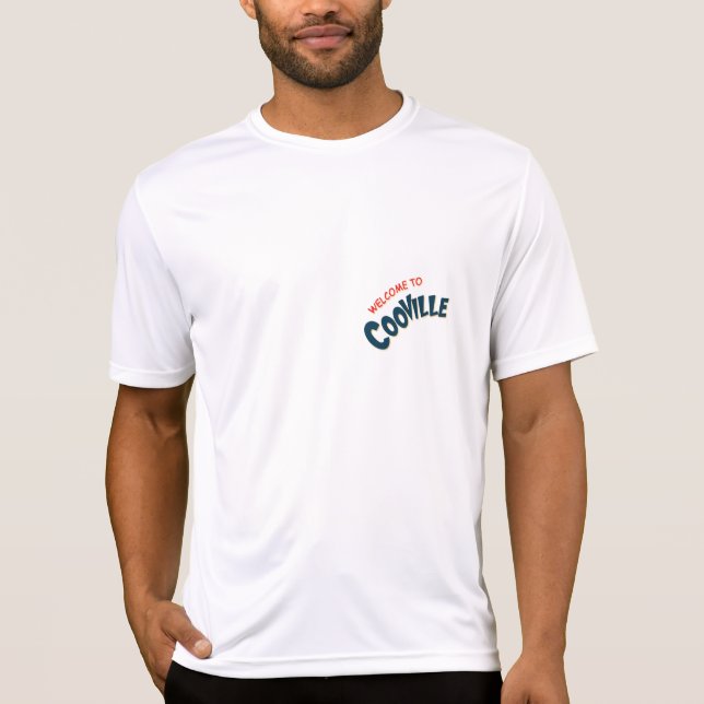 Välkomnande till T-tröja för Cooville julkapacitet Tee Shirt (Framsida)