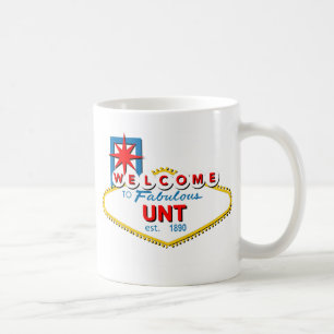 Välkomnande till UNT Kaffemugg