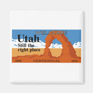 Välkomnande till Utah - USA Magnet