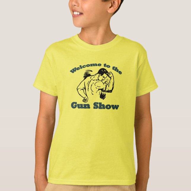 Välkomnande till vapenshowen tröja (Framsida)