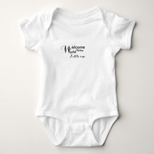 Välkomnande till världsungebabyen Jersey Tee Shirt (Framsida)