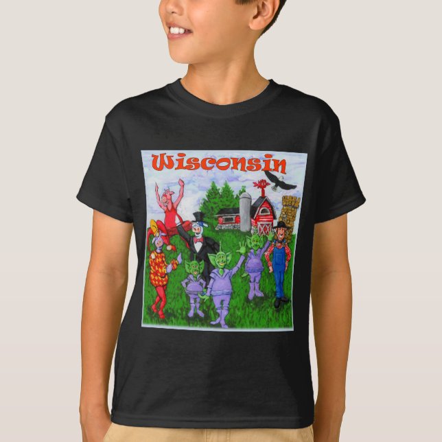 Välkomnande till Wisconsin T-shirt (Framsida)