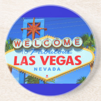 Välkomnandet till Las Vegas undertecknar Underlägg Sandsten