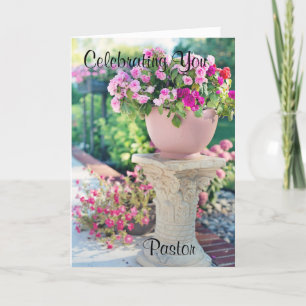 Välkomnar ditt Pastor Foled Greeting Card Kort