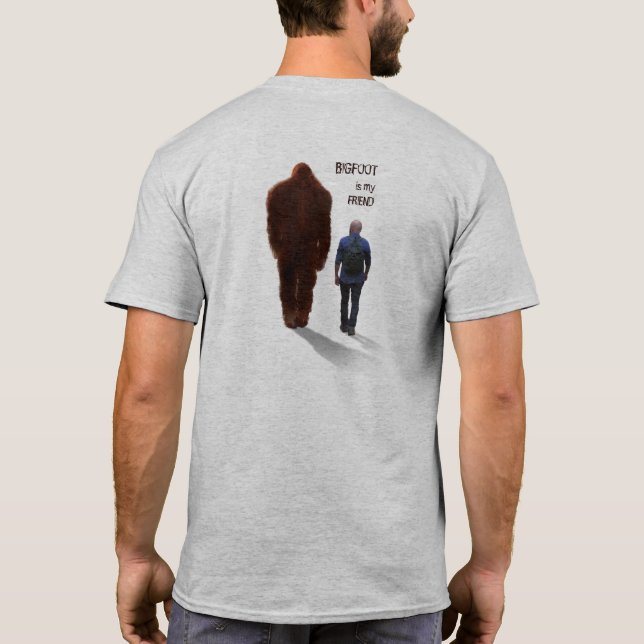 VÄLKOMNAR MED BIGFOT SASQUATCH - JAG VET 3 T SHIRT (Baksida)