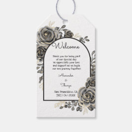 Välkomspartiets favoritbröllopsförmån för Black Ro Presentetikett
