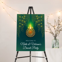 Välkomst Diwali-festskyltar & Diwali välkomstskylt