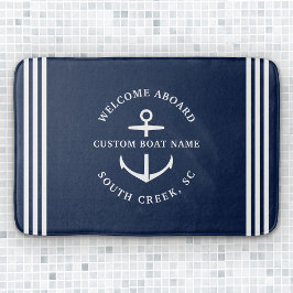 Välkomstbåten Nautical i Modern Anpassningsbar Boa Badrumsmatta