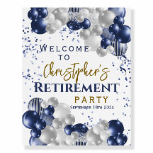 Välkomstblåa ballonger i pension Party