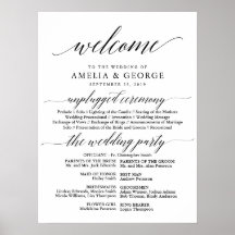 Välkomstbröllopsprogram