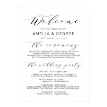 Välkomstbröllopsprogram