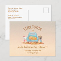 Välkomstbubblor för hösten personlig Pumpkins Hayr